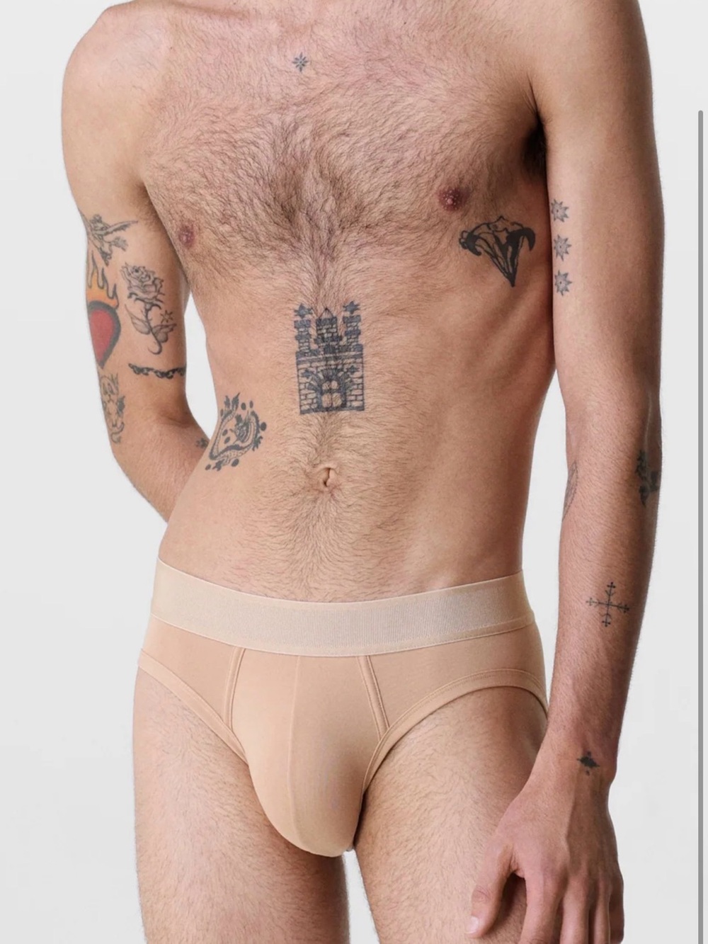 Men's Nude briefs